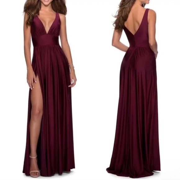 La femme dark dark berry dress - Picture 1 of 14